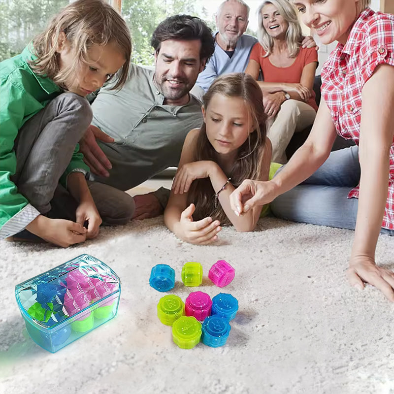 12-piece Gonggi set in storage box for traditional dice game, trains hand - eye coordination